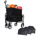 ZUN Multi-use Bag Collapsible Foldable Wagon Cart Beach Wagon Heavy Duty Utility Cart Utility Wagon 72422065