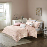 Twin/Twin XL Metallic Printed Comforter Set B03595840