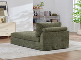 31.69" Wide Modular Sofa Bed With Cushions, Upholstered In Soft Chenille Fabric, Sturdy Metal Legs, W3189P438361
