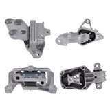 ZUN 4X Engine Motor & Auto Trans Mount for Mercedes CLA250 GLA250 2.0L L4 Auto Trans 2462400809 58889715