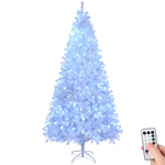 ZUN 9 FT Pre-lit Artificial Christmas Tree, Hinged Xmas Pine Tree with 2000 Branch Tips, 650 Lights and 22390839