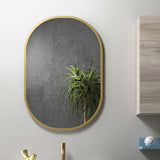 DAX Soul Reversible Mirror Matt Gold Metal Frame - 32 x 22 B2702P227045