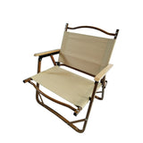 Comfy Foldable Portable Chair with Armrests Aluminium Frame, Travel Kermit Chair Easy to Fold W495107783