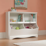 Bookcase Footboard with Storage, White finish B356P354497