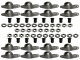 16Pcs Steel Roller Tip Rocker Arms Set Fit for Small Block Chevy 305 350 400 1.6 Ratio 3/8" Stud 79326882