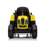 ZUN Ride on Tractor with Trailer,12V Battery Powered Electric Tractor Toy w/Remote Control,electric car 75043347