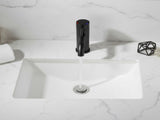 Single Handle Bathroom Faucet Lavatory Faucet Stainless Steel Single Hole-T10, Matte BlackUnable 03441011