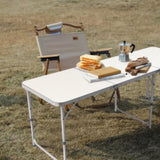 180 x 60 x 70cm Aluminum Alloy Folding Table White 32519857