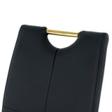 Modern dining table with PU cushion seat dining chair Living Room Chair Upholstered chair with W210P143666