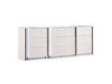 Fabio Contemporary Style 6-Drawer Dresser Made with Diamond-Patterned Side Accents with LED Lighting B009P309318