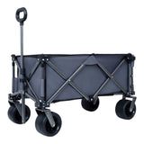 Collapsible Folding Wagon 300L,49" Extra Long Collapsible Wagon with Tailgate, All-Terrain 7"x 4" W321P269235