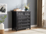 Modern 6 Drawers Dresser 6 Drawers Cabinet,Chest of Drawers Closet Organizers and Clothes W2275P149797