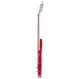 Novice Flame Shaped Electric Guitar HSH Pickup Bag Strap Paddle Rocker Cable Wrench Tool Red 29570435
