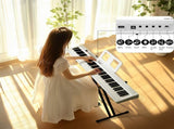 GPP-106 88 Key Folding Piano Semi-Weighted Standard Keyboards Digital Piano with MIDI Bluetooth, 49687437