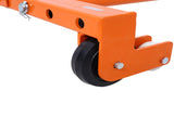 Heavy-Duty Adjustable Tire Wheel Dolly for Workshop, Garage, Orange 77627506