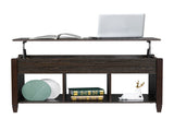 Lift Top Coffee Table Modern Furniture Hidden Compartment and Lift Tabletop Brown 11672381