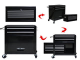 High Capacity Rolling Tool Chest with Wheels and Drawers, 6-Drawer Tool Storage Cabinet--BLACK W1102P245685