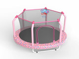 55-inch Trampoline for Kids Indoor & Outdoor Small Toddler Trampoline with Basketball Hoop W1163P315233
