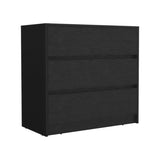 Austin Three Drawer Dresser, Pull Out Mechanism-Black B20092132