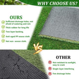 6.5FTX13FT Outdoor Artificial Grass Runner Rug, Thick Realistic Fake Grass Roll Decor Patio Balcony W1790P230842