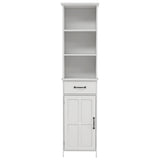 Floor Standing Cabinet with 1 Door and 1 Drawer - White 31354040