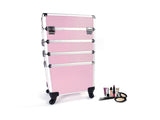 4 in 1 Aluminum Cosmetic Makeup Case Tattoo Box Pink 34306732