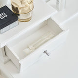 Vanity Set with 3-Color Dimmable Lighted Mirror, Makeup Dressing Table with Power Outlet, Drawers 08049792