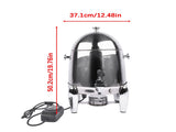 3-Gallon Beverage Dispenser, US Standard 110V Electric Heated Hot and Cold Drink Container with 34783181