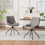 ZUN Dining Room Chairs, Kitchen Chairs, Upholstered Chairs, Living Room Chairs, Armrest, metal Legs, Set W1361P262491