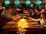 Lighted Birch Garland, 7.87ft 144 LED Warm White Lights with 8 Modes, Remote & Timer, IP45 91516370