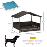 Dog Bed/ Dog House / Rattan Pet Sofa 90921518