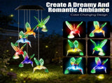 2PCS Hummingbird Solar Winds with Color Changing LED Lights, Waterproof Solar Powered Wind 25973802