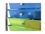 Steel 10 Compartments File Organizer, Multi-Color 35255244