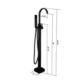 Freestanding Bathtub Faucet with Hand Shower W1533125184