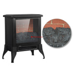 ZUN SF512-14A 14 inch 1400w Freestanding Fireplace Fake Wood / Single Color / Heating Wire / One Rocker 02706015