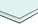 Square Tempered Glass Top 39.3*39.3 INCH Glass Table Top 3/8 INCH Thickness W1718P352256
