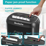 Paper Shredder, 14 Sheet Cross Cut, 6.6 Gallon Basket, P-4 Security Level, 3 Mode Design - Jam Proof 76582351