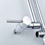 Brass Foldable Kitchen Faucet Rotatable Tap Only for Cold Water Chrome 38584869