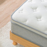 14 Inch Breathable Cool Cover Memory Foam Individual Pocket Spring Hybrid Mattress T3673P344036