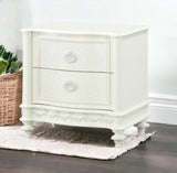 Dorothy Ivory Finish Nightstand W/2 Drawers B2726P327447