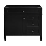 ZUN 36'' Bathroom Vanity without Top Sink, Modern Bathroom Storage Cabinet with 2 Drawers and a Tip-out N710P186084B