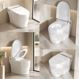 Smart Toilet Smart Bidet Toilet with Remote Control and Auto Open/Close Pump-assisted Flush Foot W1217P299517