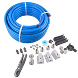 ZUN Compressed Air System Master Kit for M7500 3/4 Inch Pipe x 100 FT 2 Tee Fittings 28387329