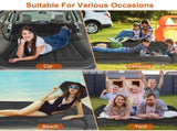 Air Mattress,SUV Air Mattress Thickened Camping Bed Cushion with Pillow Air Pump Storage Bag PVC 08813133