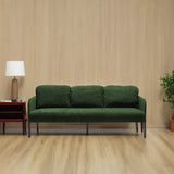 3 Seater Green Polyester Fabric Sofa, Modern Upholstered Sofa, Comfy Small Couches for Small Space W1164P239081