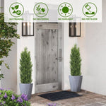 ZUN Artificiales For Decor Christmas-like Artificial Cedar Cypress Plants Faux Boxwood Pine Greenery W2945P220405