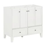 36'' Bathroom without Countertop,Solid Wood Frame Bathroom Storage Cabinet Only, Freestanding WF317177AAK