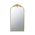 ZUN 66" x 36" Full Length Mirror, Arched Mirror Hanging or Leaning Against Wall, Large Gold Mirror for W2078P172790