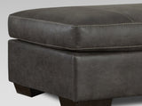 Tirana Contemporary 2-Piece Living Room Set, Fabric Pillow-top Arm Chair with Ottoman, Sequoia Ash T2574P195188