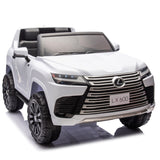 ZUN Licensed LEXUS LX600 24V Two-seater XXL Kids Ride On Car W/Parents Control,Seat width 20 W1396P190407